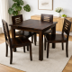 Sheesham Wood 4 Seater Dining Set  (Walnut Finish)