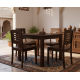 Sheesham Wood 4 Seater Dining Set  (Walnut Finish)