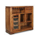 Storage Bar Cabinet (Honey Finish)