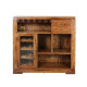 Storage Bar Cabinet (Honey Finish)