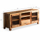 Jodhpuri tv Unit Teak Finish - 1.5Mtr Jodhpuri tv Unit Teak Finish - 1.5Mtr