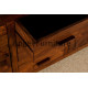 Angel Furniture Kunsua Solid Wood Side Board with Drawer Storage Teak Finish
