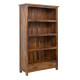 Angel's Solid Sheesham Wood Bookshelf Large with Two Drawer (Full Size, Honey Finish)