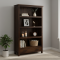Odesa Bookshelf Large Full-Size Walnut Finish