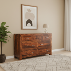 Cuba Sheesham Wood Chest of Drawer 