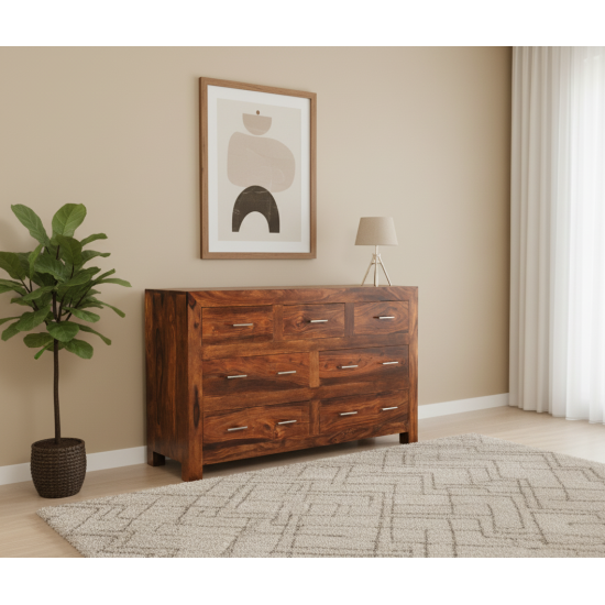 Cuba Sheesham Wood Chest of Drawer 