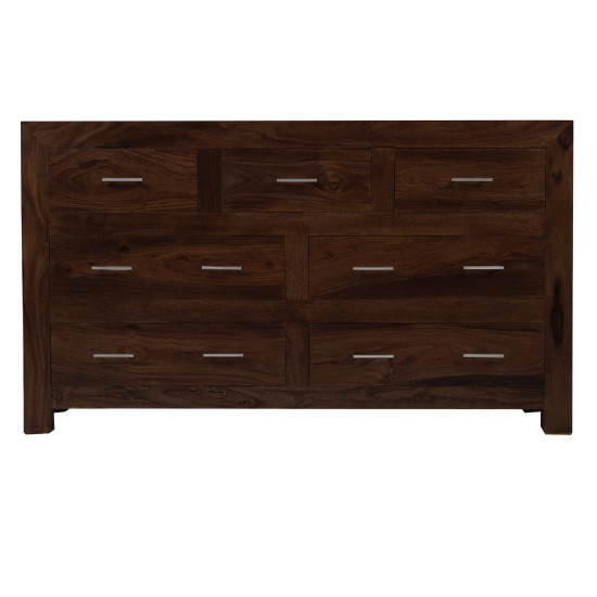 Cuba Sheesham Wood Chest of Drawer Walnut