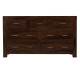 Cuba Sheesham Wood Chest of Drawer Walnut