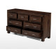 Cuba Sheesham Wood Chest of Drawer Walnut