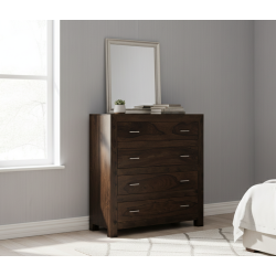 Cuba Chester of 4 Drawer Walnut