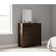 Cuba Chester of 4 Drawer Walnut