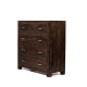 Cuba Chester of 4 Drawer Walnut Cuba Chester of 4 Drawer Walnut