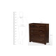 Cuba Chester of 5 Drawer Walnut