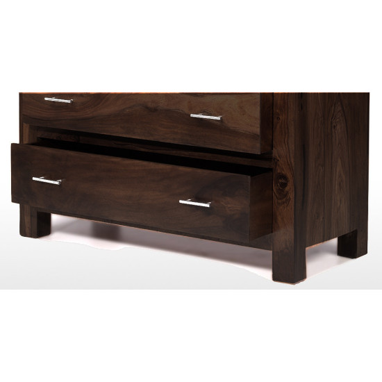 Cuba Chester of 5 Drawer Walnut