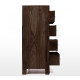 Cuba Chester of 5 Drawer Walnut
