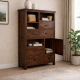 Vertical Storage Cabinet Large (Standard, Walnut Finish)