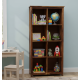 Large Vertical Bookshelf Strip Design (Standard, Honey Finish)