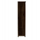 Angel Furniture Solid Sheesham Wood Large Vertical Bookshelf Strip Design (Standard, Walnut Finish)