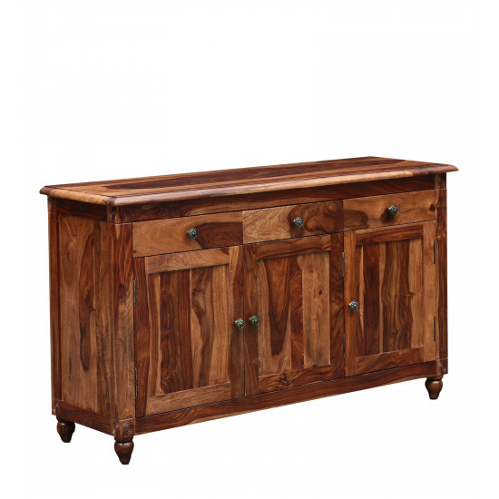 Angel Furniture Colorado Sideboard with Three Drawer and Sideboard (Standard, Honey Finish)
