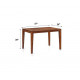 Angel's Four Seater Simply Design Sheesham Wood Dining Table (Honey Finish)