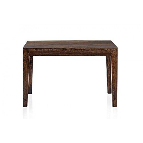 Angel's Four Seater Simply Design Sheesham Wood Dining Table (Walnut Finish)
