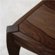 Angel Furniture sheesham Wood Coffee Table Lunar Design (Walnut Finish)