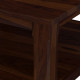 Sofia Coffee Table Square 39x39x18 Inch (Walnut Finish)