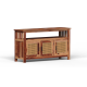 Serenity Dining Room Cabinet (Honey Finish) cane