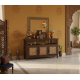 Serenity Dining Room Cabinet (Walnut Finish) cane