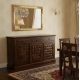 Diamond Design Sideboard 3 Door 3 Drawer (Walnut Finish)