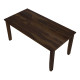 ANGEL FURNITURE Sheeasham Wood Kallang Dining Set Six Seater | Dining Table Set (WalnutFinish)