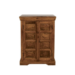 ANGEL FURNITURE sheesham Wood Storage gajraj Cabinet 60x35x90 CM | Book Storage | Sideboard (Honey Finish)