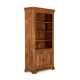 ANGEL FURNITURE Sheesham Wood Orchid Classic Designed Large Size Bookshelf with Storage Cabinet (Honey Finish)