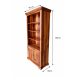 Orchid Classic Designed Large Size Bookshelf (Honey Finish)