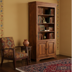 Orchid Classic Designed Large Size Bookshelf (Honey Finish)