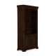 ANGEL FURNITURE Sheesham Wood Downton Classic Wardrobe | Bookshelf Storage (Walnut Finish)