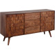 Geneva Sideboard with Three Drawer 145x40x75 CM (Honey Finish)