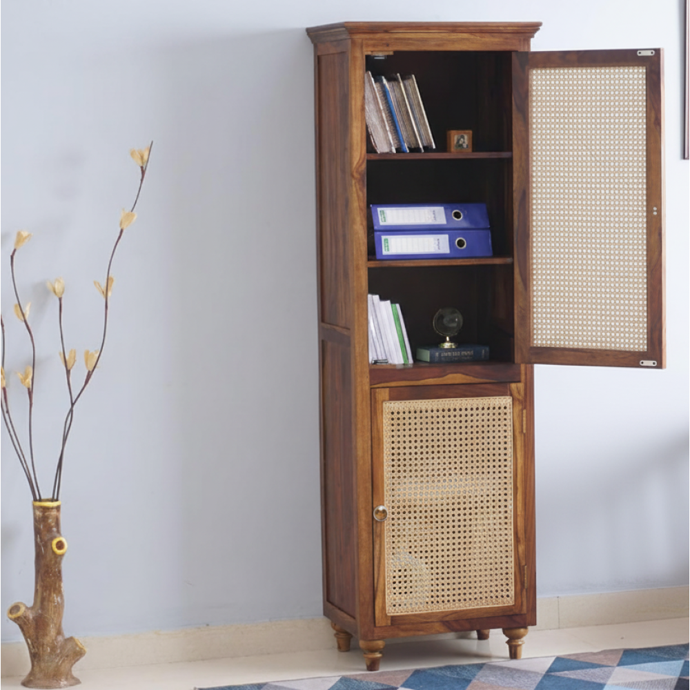 Buy Ballarat Kitchen Cabinet Cane | Angel Furniture