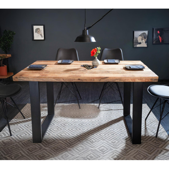 Rough Mango Wood Dining Table  Rough Mango Wood Dining Table