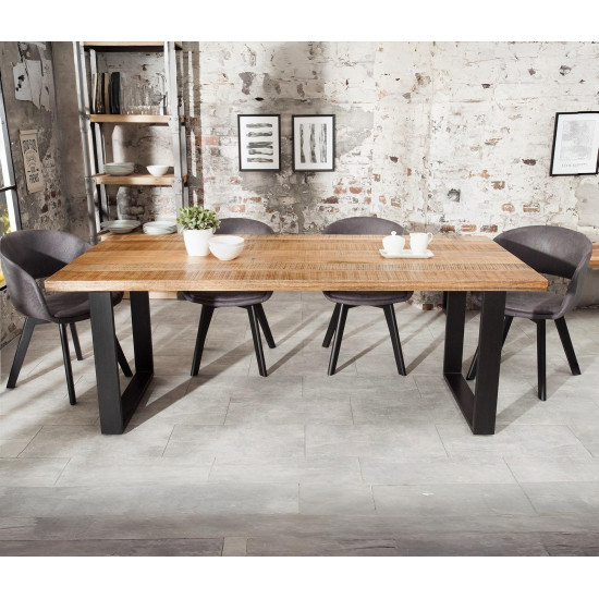 Rough Mango Wood Dining Table  Rough Mango Wood Dining Table