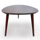ANGEL FURNITURE Sheesham Wood Oval Shaped Simply Designed Coffee Table