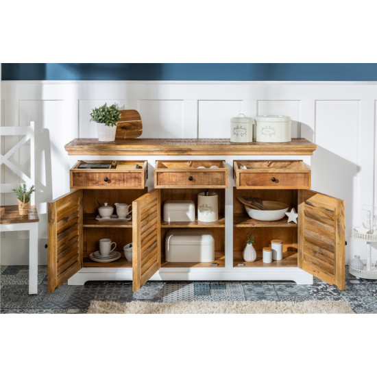 Whitewave Solid Wood Sideboard 