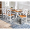 Whitewave Solid Wood Six Seater Dining Set 