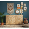 Sideboard with Carved Doors – Natural Finish (Large)