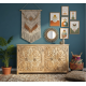 Sideboard with Carved Doors – Natural Finish (Large) Sideboard with Carved Doors – Natural Finish (Large)