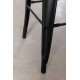 Metal Bar Stool In Black