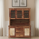 Mandala Kitchen Cabinet Honey Finish