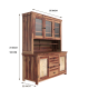 Mandala Kitchen Cabinet Honey Finish