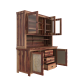 Mandala Kitchen Cabinet Honey Finish