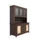 Mandala Kitchen Cabinet Walnut Finish